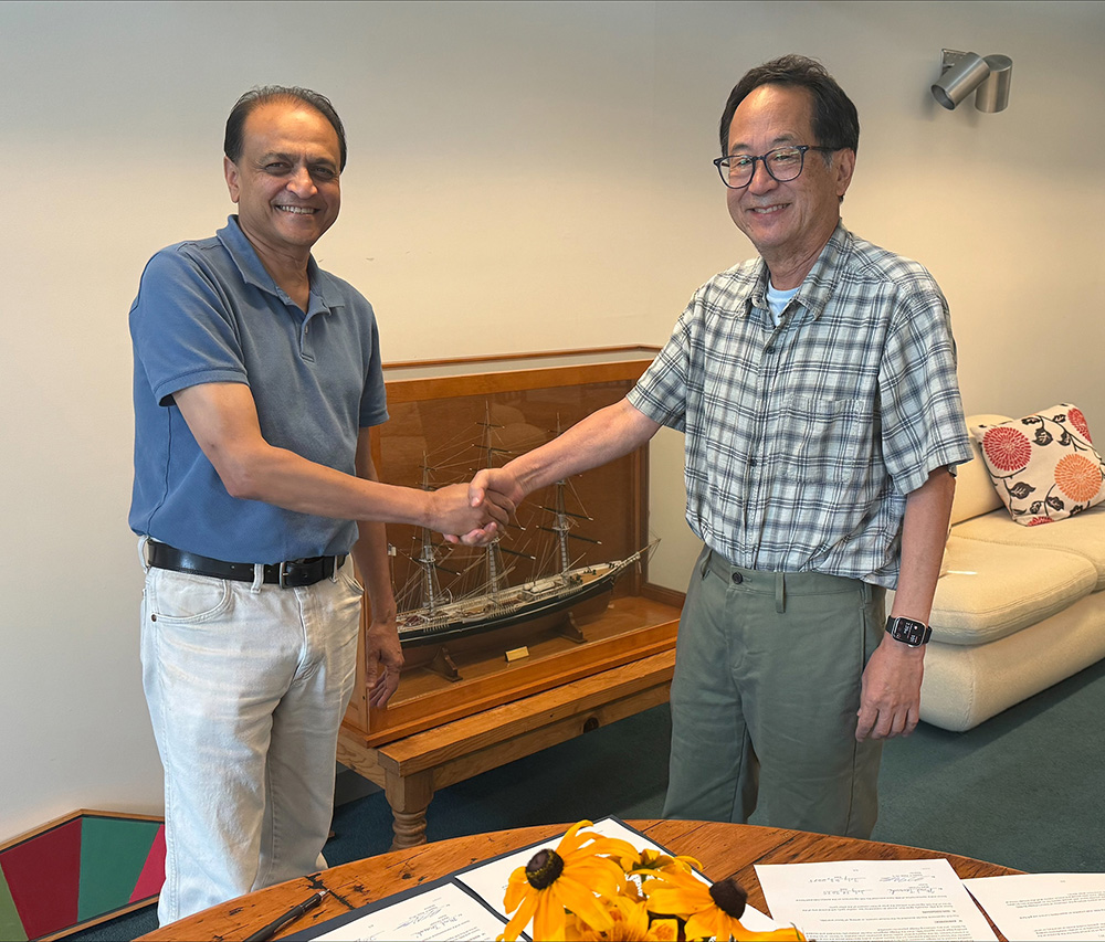 Nipam Patel on the left and Mark Terasaki on the right.