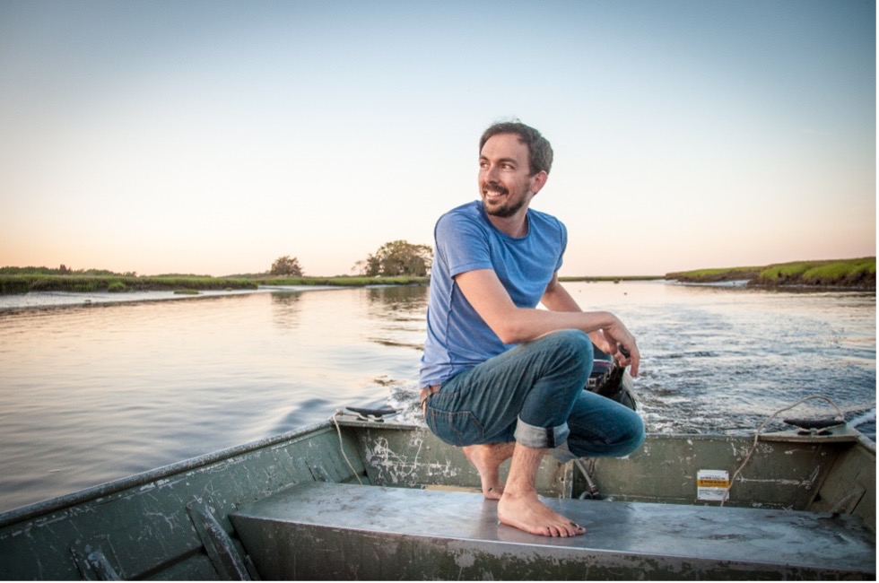 David Johnson in the Great Marsh in northeast Massachusetts. Photo Credit: Danito Jo Talbot 