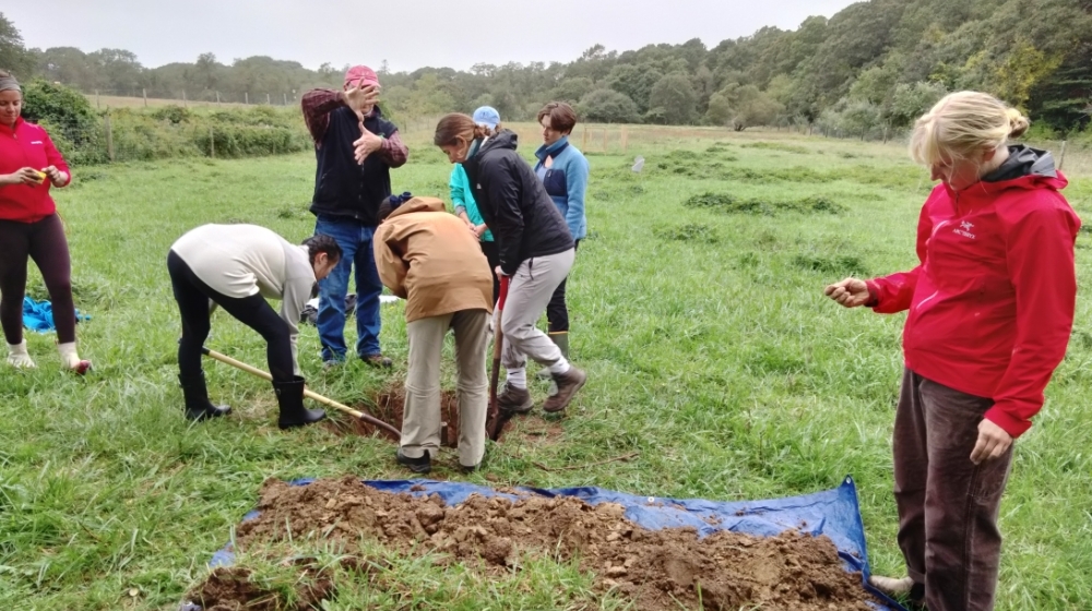 SES Students in the field.