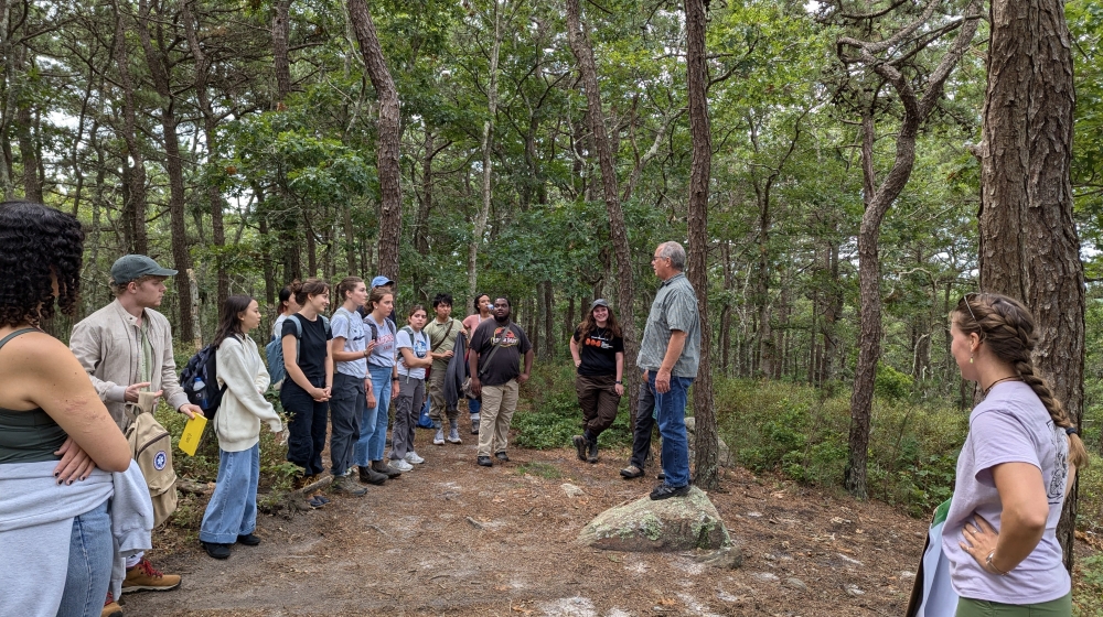 SES Students in the field. 