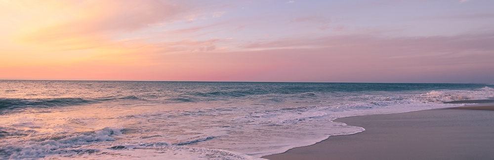 Beach at sunset