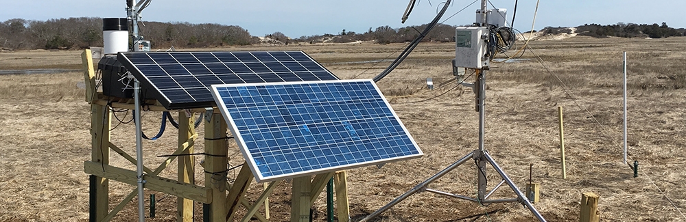 Carbon dioxide measurement system installed on Cape Cod.