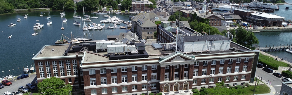 MBL campus aerial shot