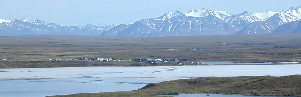 In the arctic, microbial activity in previously frozen but now-thawing soil could release large amounts of carbon to the atmosphere, creating a feedback loop with global warming.This is Toolik Field Station in Alaska, site of the MBL-directed Long-Term Ecological Research project for the National Science Foundation.