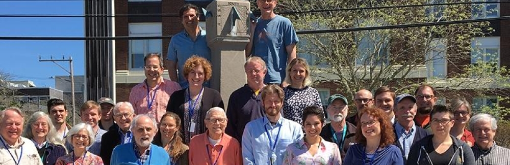 group of people standing outside