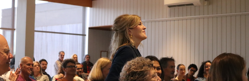 Lisa Hunt, one of several staff members who processes grants for the Division of Research.