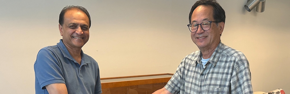 Nipam Patel on the left and Mark Terasaki on the right.