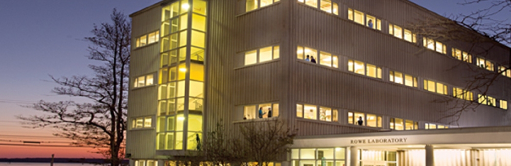 Rowe lab at night