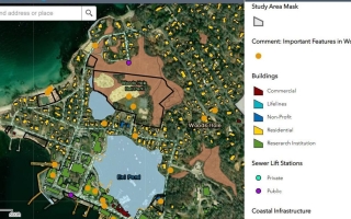 screenshot of mapping tool