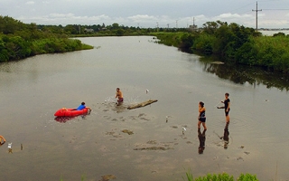 sampling at trunk river