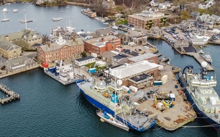 Woods Hole aerial