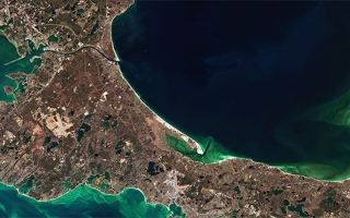 Buzzards Bay from Satellite. Credit: NASA