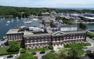 MBL campus aerial shot