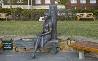 Rachel Carson Statue at MBL