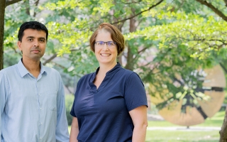 Arvind Murugan and Margaret Gardel 