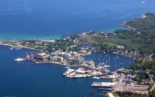 woods hole aerial