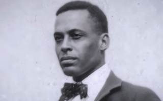 An old photograph of a scientist