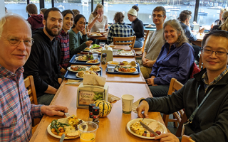 MBL Staff at Thanksgiving lunch