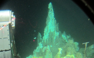 Hydrothermal mound at ~2000 meters depth in the Guaymas Basin