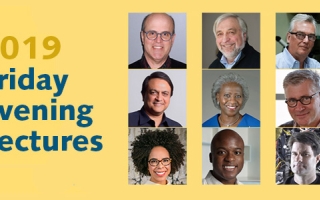 2019 friday evening banner with headshots