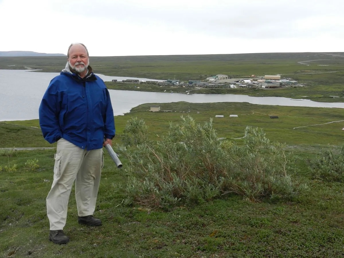 MBL Senior Scientist Ed Rastetter, lead principal investigator for the NSF's Arctic Long Term Ecological Research project, at Toolik Field Station in August. Credit: Kelsey Lindsey