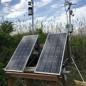 Carbon dioxide measurement system installed on Cape Cod.