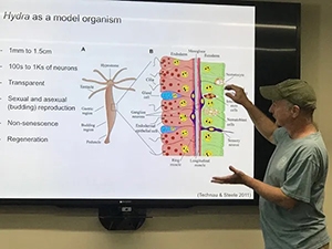 Rafael Yuste at brown bag lunch