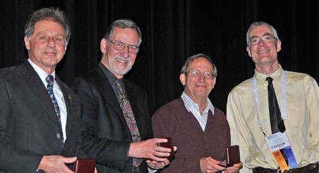 From L to R: Gary Borisy, Jim Spudich, Richard McIntosh, and Tim Mitchison.