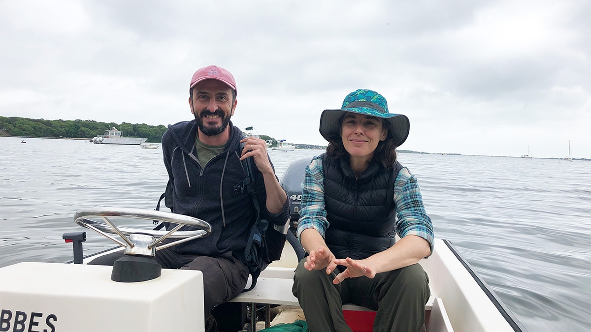 man and woman in boat