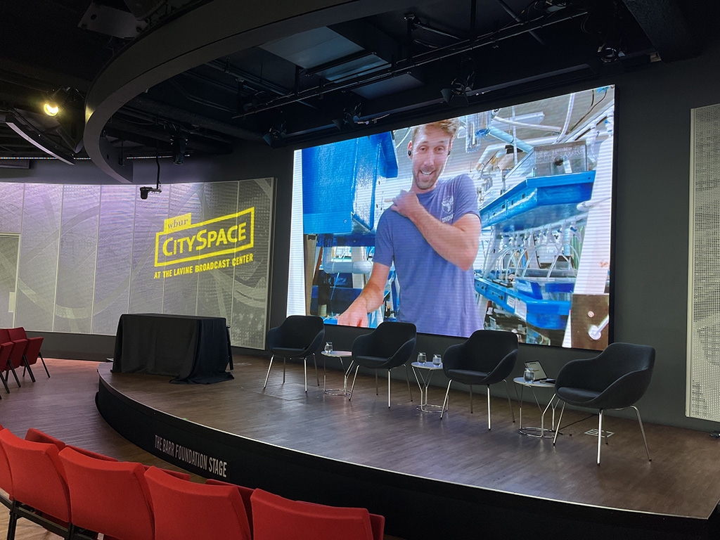 MBL's Taylor Sakmar provides a video tour of MBL's Cephalopod Mariculture facility at ScienceFriday's "Cephalopod Movie Night