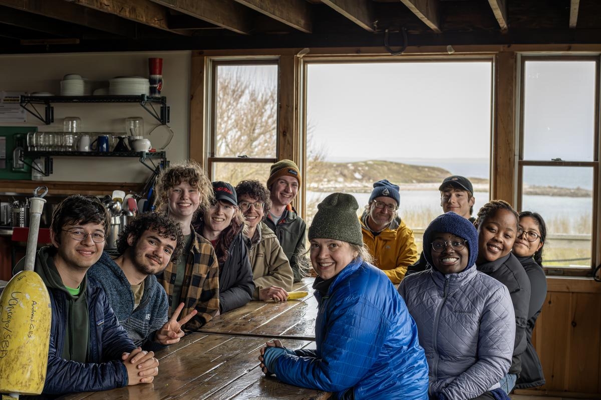 SBD Students on Penikese Island. Credit: Andrew Gillis