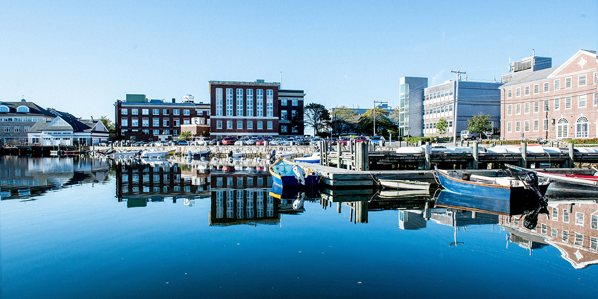 MBL Campus from across Eel Pond.