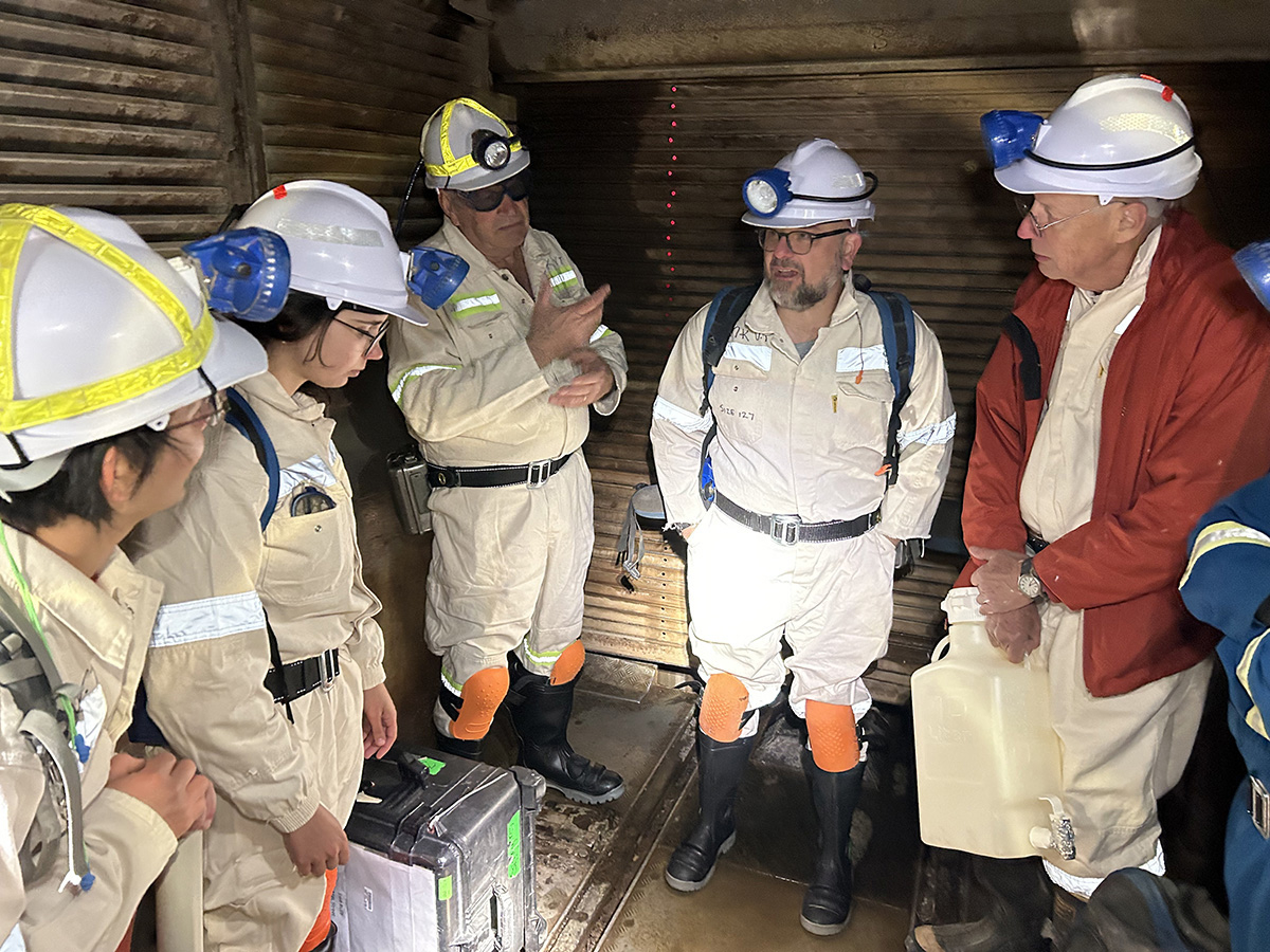 Five geomicrobiologists ride the world’s deepest single elevator shaft down into the earth to access ancient ecosystems deep inside South African bedrock. 