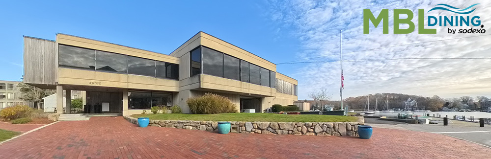 The Swope Building with the MBL Dining logo in top right.