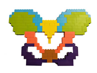 Pelvis built from legos