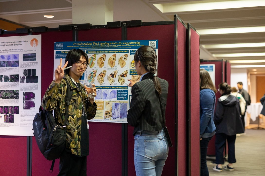 The student poster session at the Embryology Course 130th Anniversary Symposium. Credit: Dee Sullivan