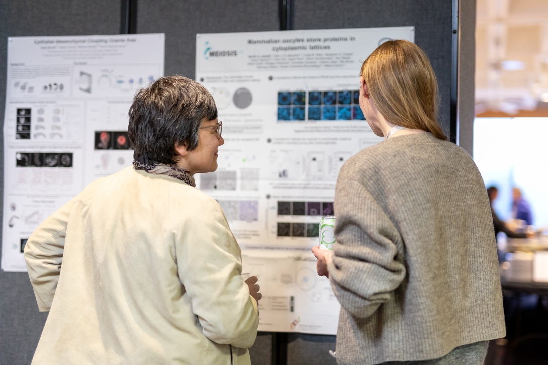 The student poster session at the Embryology Course 130th Anniversary Symposium. Credit: Dee Sullivan