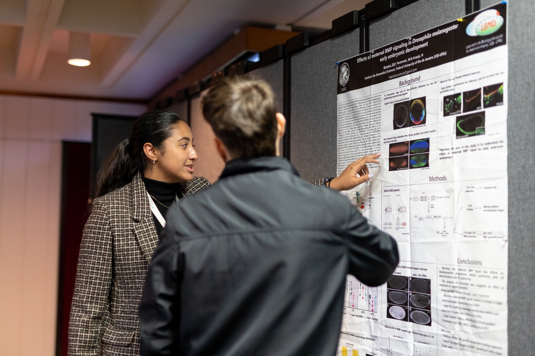 The student poster session at the Embryology Course 130th Anniversary Symposium. Credit: Dee Sullivan