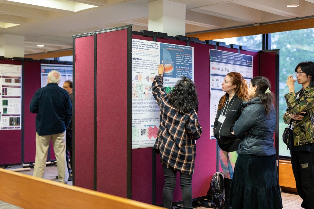 The student poster session at the Embryology Course 130th Anniversary Symposium. Credit: Dee Sullivan