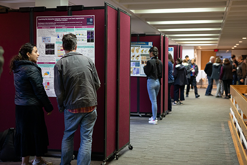 Poster session in Swope