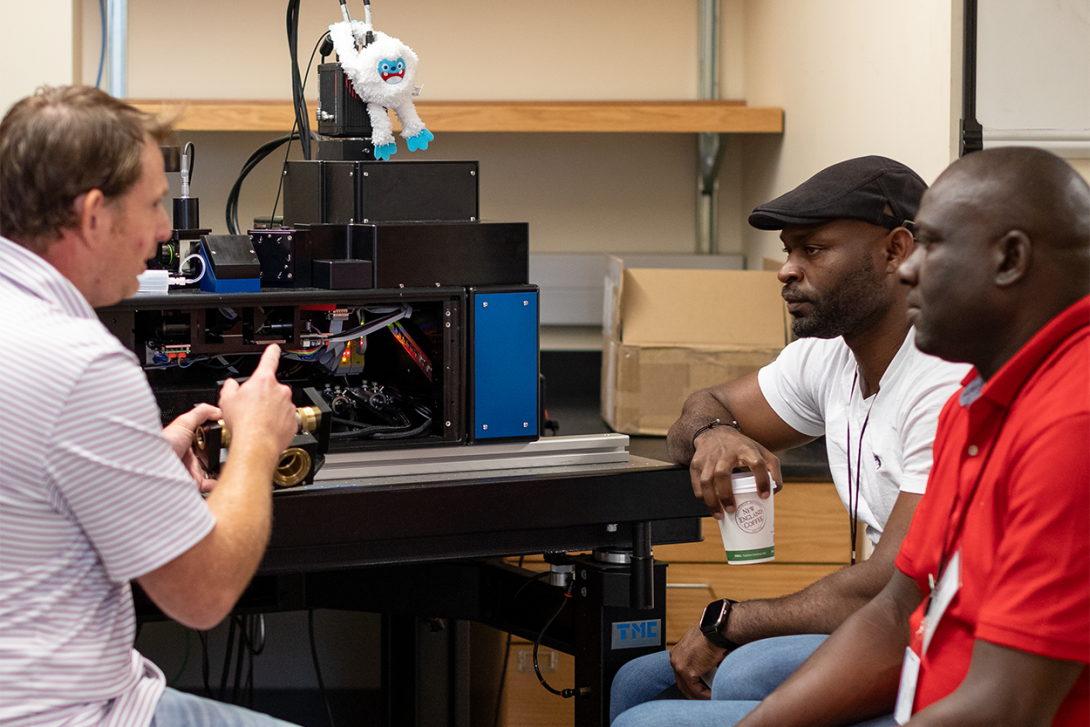 Participants of the 2024 PAIR-UP Microscopy Conference for Black imaging scientists at the MBL. Credit: Dee Sullivan