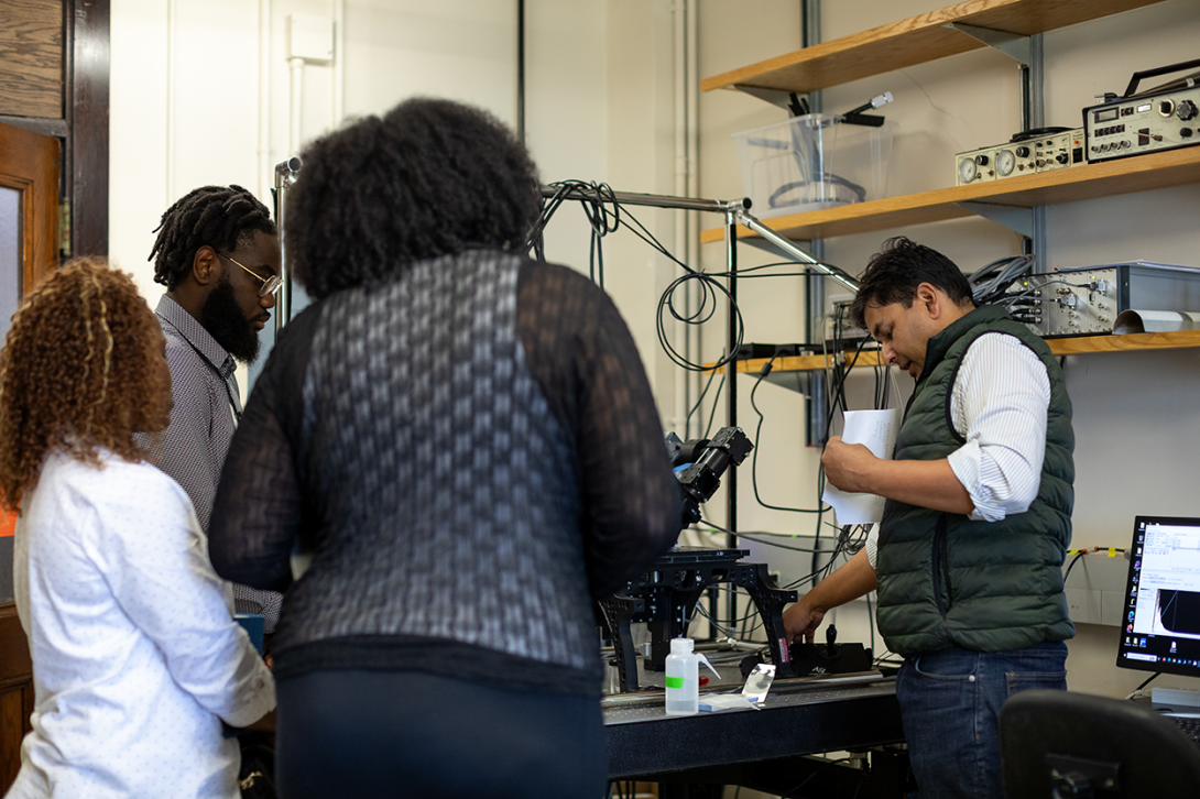 Participants of the 2024 PAIR-UP Microscopy Conference for Black imaging scientists at the MBL. Credit: Dee Sullivan