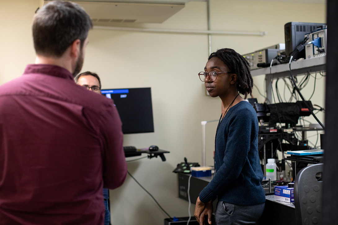 Participants of the 2024 PAIR-UP Microscopy Conference for Black imaging scientists at the MBL. Credit: Dee Sullivan