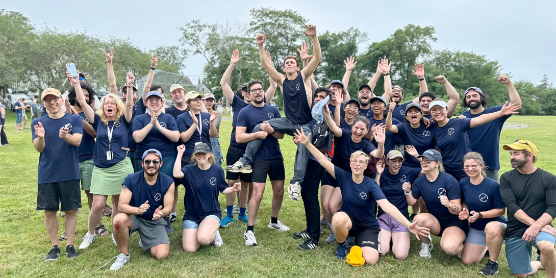 The Physiology course won the annual Embryology vs Physiology softball game this summer. Credit: Nipam Patel